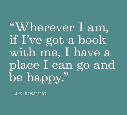 Today is Ms. Rowling's birthday. What do you think of this quote from a fantastic author? Great advice!