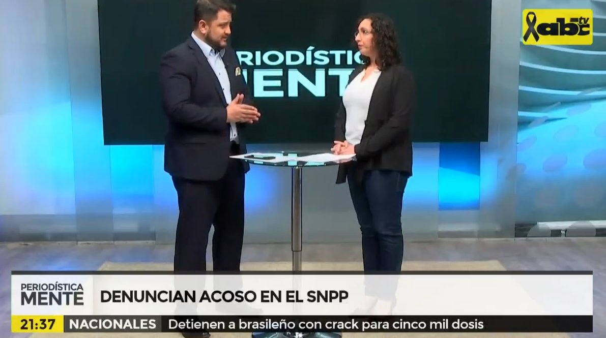 ABCTVpy's tweet photo. Denuncian por acoso sexual al jefe de instructores del SNPP:
Los detalles con Mariana Ladaga del equipo #EN360. #AcosoSNPP
📍Seguinos: https://t.co/svzlMkX9bQ https://t.co/yLrxTsFmr8