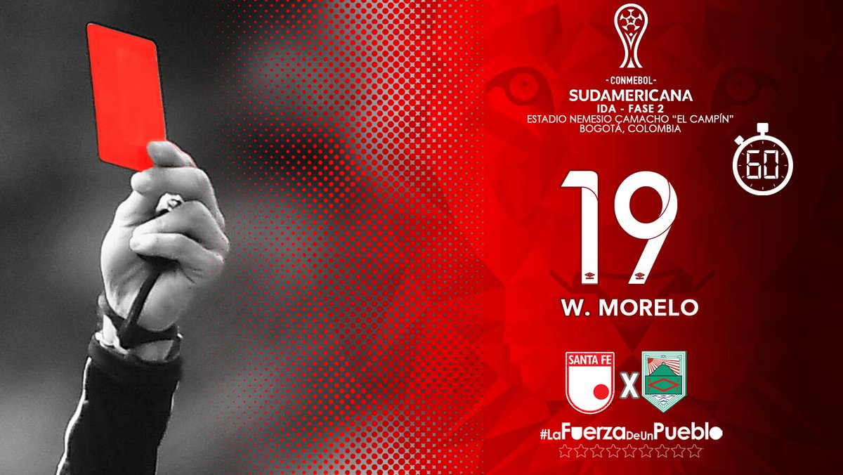 SantaFe's tweet photo. Expulsado Wilson Morelo en el León.
#SFExRAM ⏱60 |1x0 g.1x0| 🇲🇨🦁
¡Somos #LaFuerzaDeUnPueblo! https://t.co/fMSYcrUAnR