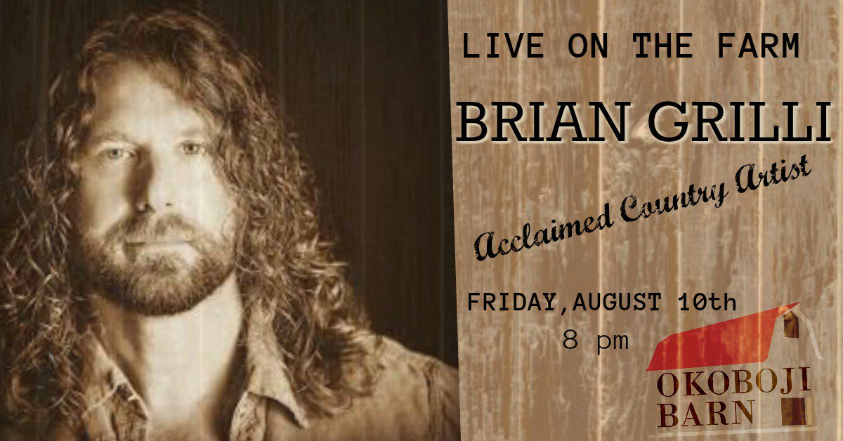 RollingOaksBarn's tweet photo. His music has appeared on Season 7 of Sons of Anarchy and he's stop at @thebarnatokoboji for a one-night show that will rock #okoboji. https://t.co/ZMpLXifY5y
