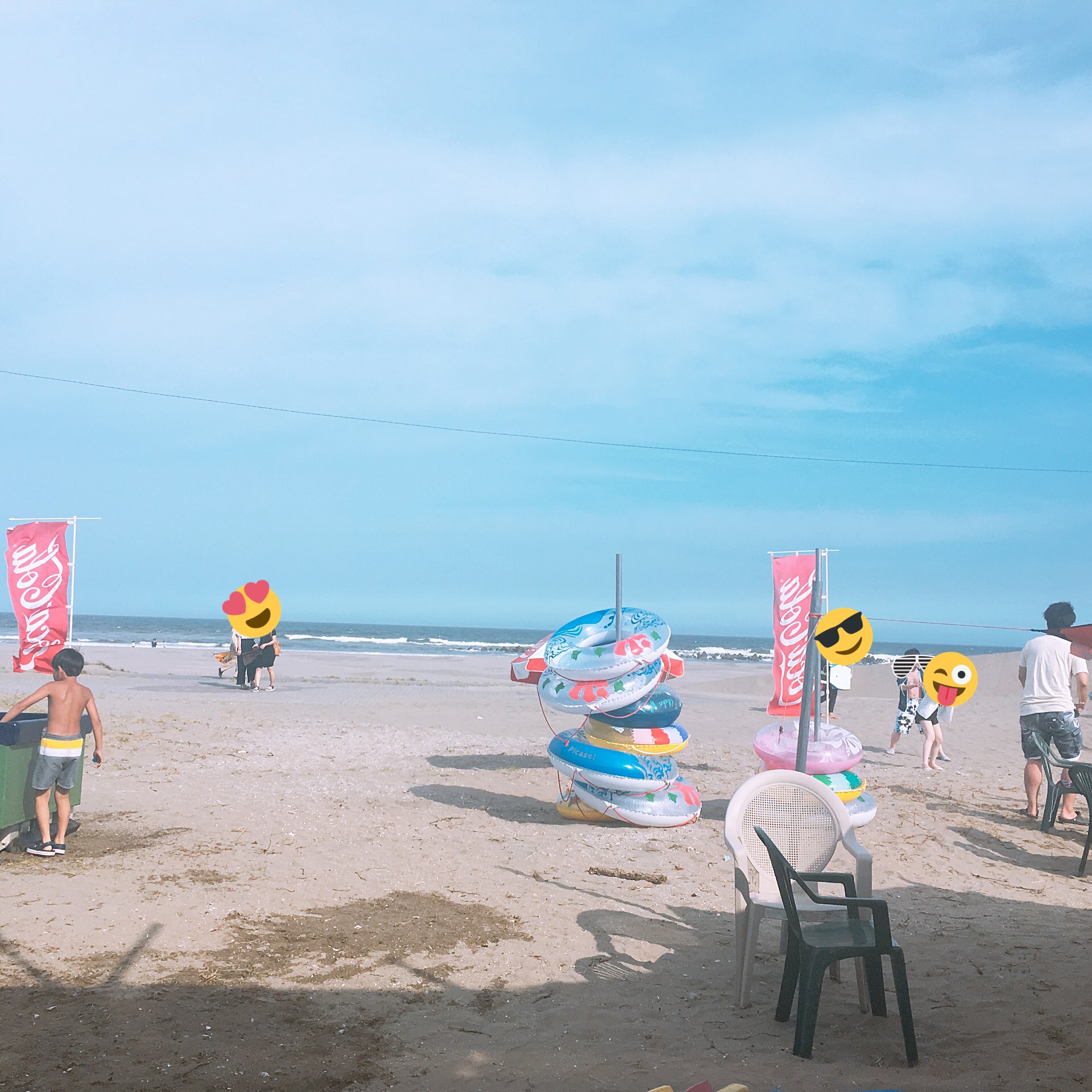 モテワンコンテスト 公式staff バズコン 今日は夏休み 海に来ちゃいました お天気よくて最高な海日和 九十九里浜は波が高い ガッツリ波にのまれて即スッピンww スイカも食べれて夏満喫中 Summer Vacation