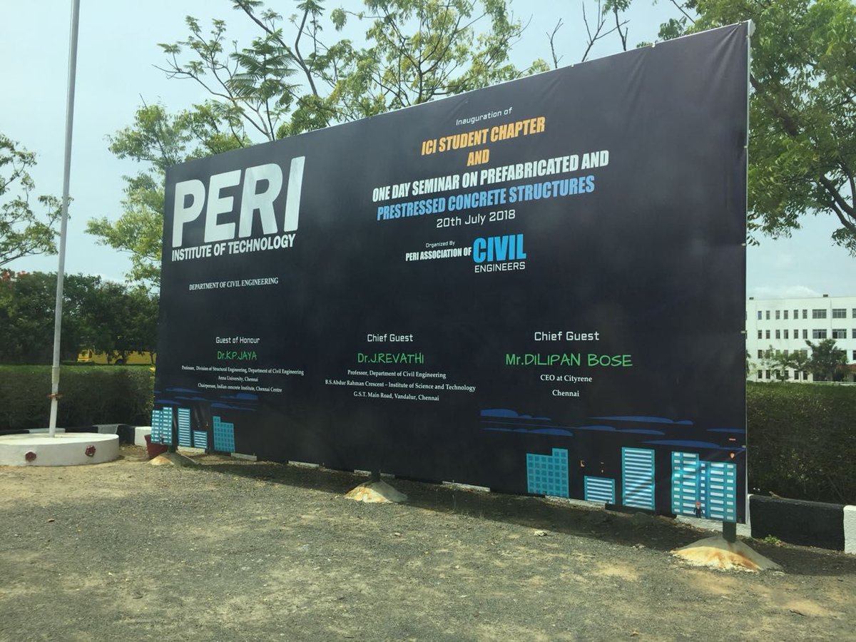 Cityrene_'s tweet image. Mr.Dilipan Bose our CEO, enlightened the students at Peri Institute of Technology on Prefabricated structures. He gave a detailed seminar on GFRG- An emerging alternative technology in the construction industry.
#GFRGSeminar #Cityrene #PeriInstituteOfTechnology