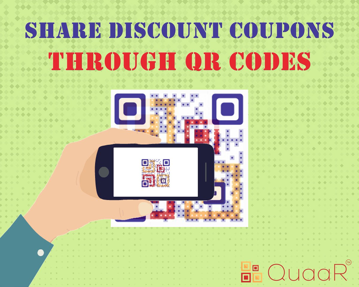 QuaaROfficial's tweet photo. Share your Discount Coupons through QR Codes. A very Innovative and Unique way to Give Discount Coupons to your customers.
https://t.co/38EEpUYwZt
#qr #qrcode #discountcoupon #offers #deals #createqrcode #designqrcode https://t.co/CwvuqWSuRX