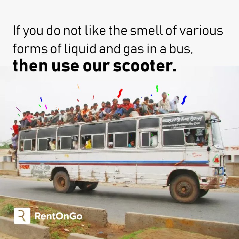 rentongo's tweet photo. FACT ALERT! > Your nose helps you find a mate. 
And we are pretty sure you don't want to find your mate in a bus. 
#RentOnGo #AMAZING #FACT #COMMUTE #SAVEURNOSE https://t.co/0A65cSiAaS