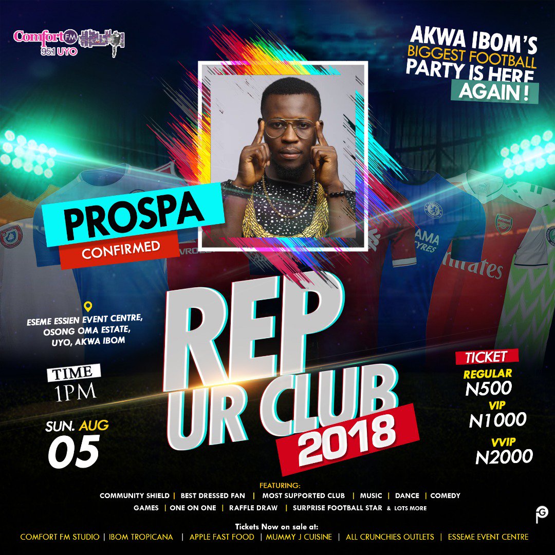 ProspaOfficial's tweet photo. #RepUrClub2018 Is here. Where would you rather be? I'll be there LIVE. No dulling #teamTheMatter https://t.co/Bz0wkmgDfB