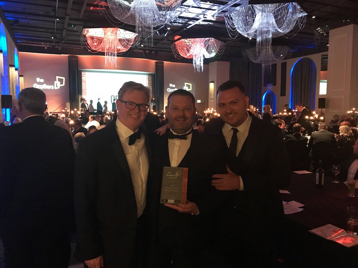 Delighted to have once again won a Grafters Award for Best Facilities Management company.  We work very hard for all of our customers, great to see it pays off!