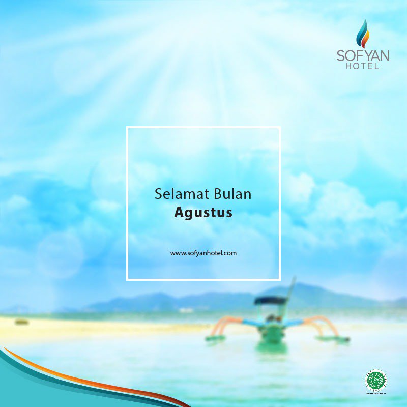 sofyanhotels's tweet photo. Selamat Bulan Agustus Kerabat Sofyan! Semoga bulan ini membawa kebahagiaan untuk kami semua! 😁 #HappyAugust #SofyanHotel https://t.co/mLWqLIE7TU