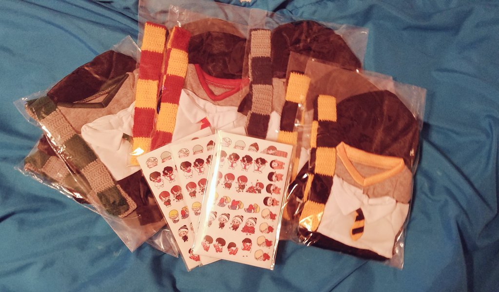 Thank you so much to @zheongguk for this GO for @deokrim stickers and @puppen_hausxxx HP doll clothes! This was a wonderful surprise to come back from vacation to! #GukGO