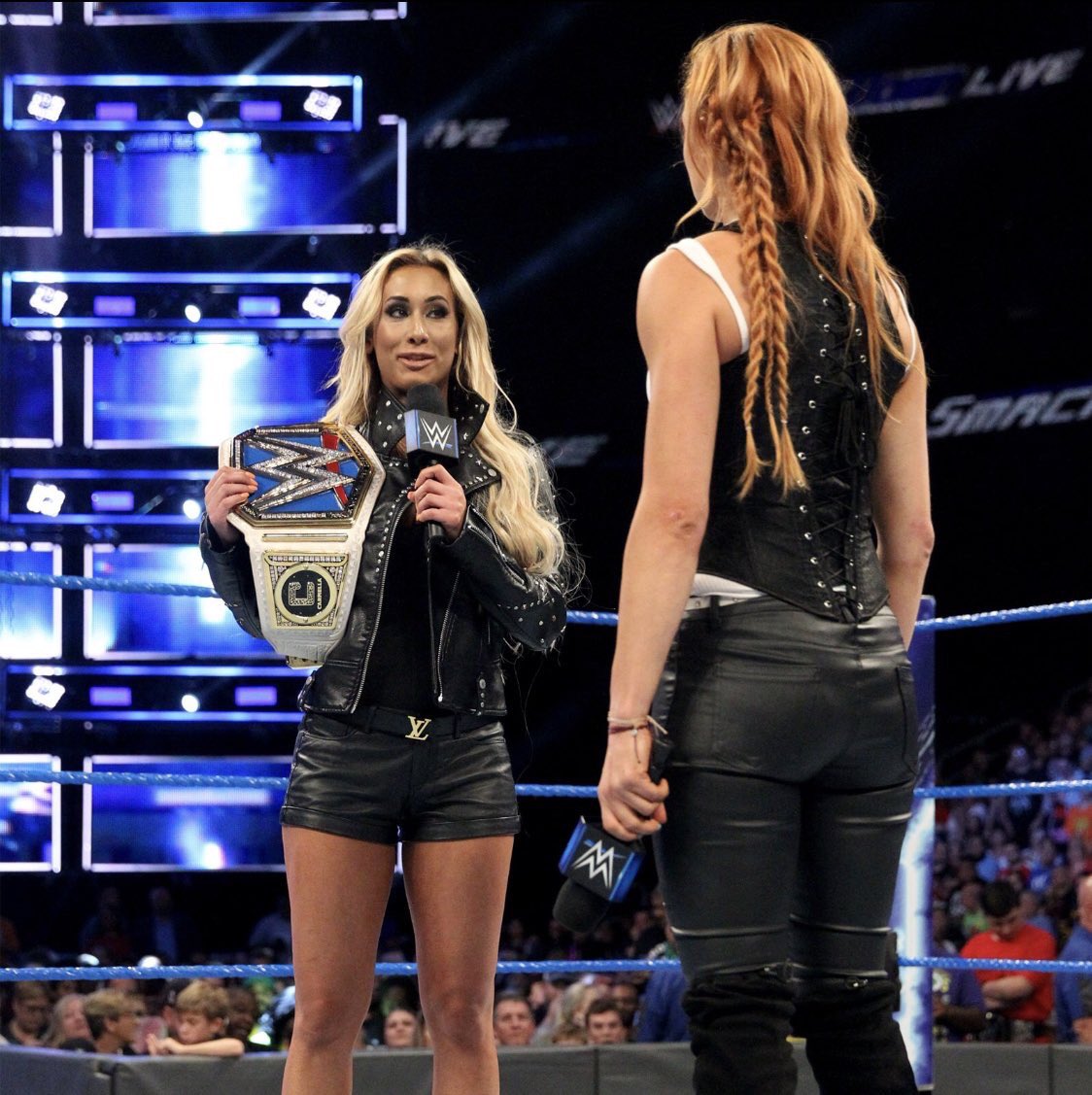 strxngclcve's tweet photo. One on one? Triple threat? Fatal four way? Six pack challenge? Doesn’t matter. Summerslam will be F-A-B-U-L-O-U-S when I retain MY Smackdown Women’s Championship. Capiche?💋 https://t.co/k8SLWbk9B5