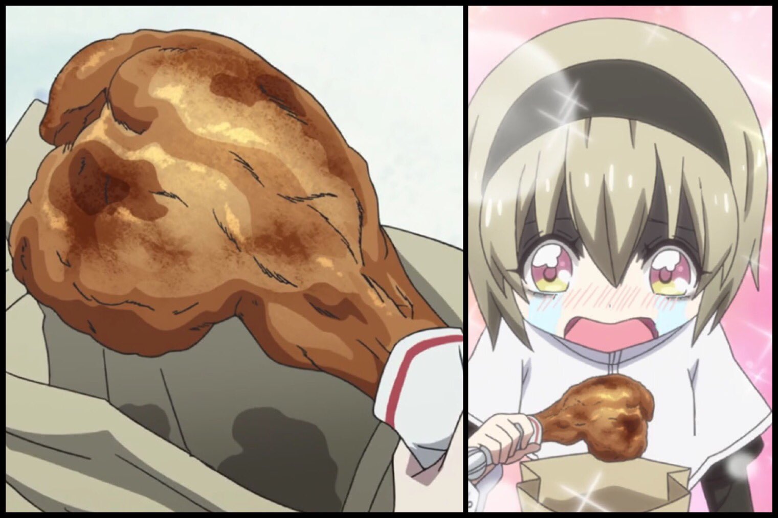 Twitter シャンプー 再現料理人 على تويتر 邪神ちゃんドロップキック 第3話 より ぺこぺこパン耳ランチ 魔女のほどこしチキン お腹がぺこぺこら お昼ごはんの時間ですッ 私はサンタさんにゲームを毎年貰ってました 今思えば 地位と名誉貰っておけば