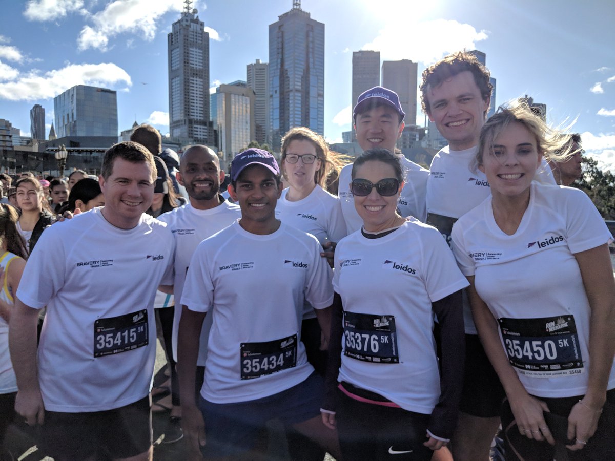 A great effort by our Industry Partner @LeidosInc Australia's Melbourne based staff who fundraised for @BraveryTrust at this year's Run Melbourne event. Congratulations and thank you for #supportingthosewhoserve 🙌🌟🇦🇺 #veterans #thankyouforyourservice #yourADF @c_zeitz