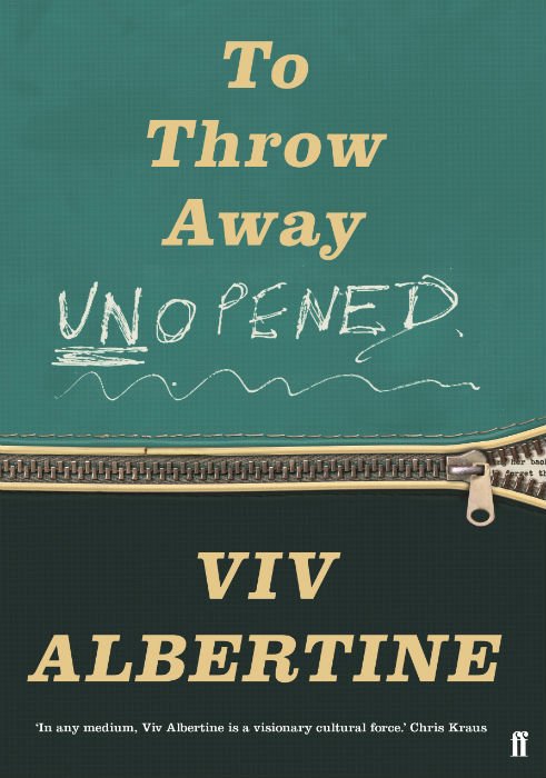 TO THROW AWAY UNOPENED by @viv_albertine
Book review by Dave Bradley and available through <a href="/AllenAndUnwin/">Allen & Unwin</a> <a href="/maxschrecklives/">Dave Bradley</a> <a href="/FaberBooks/">Faber Books</a>
bit.ly/2O1d71q