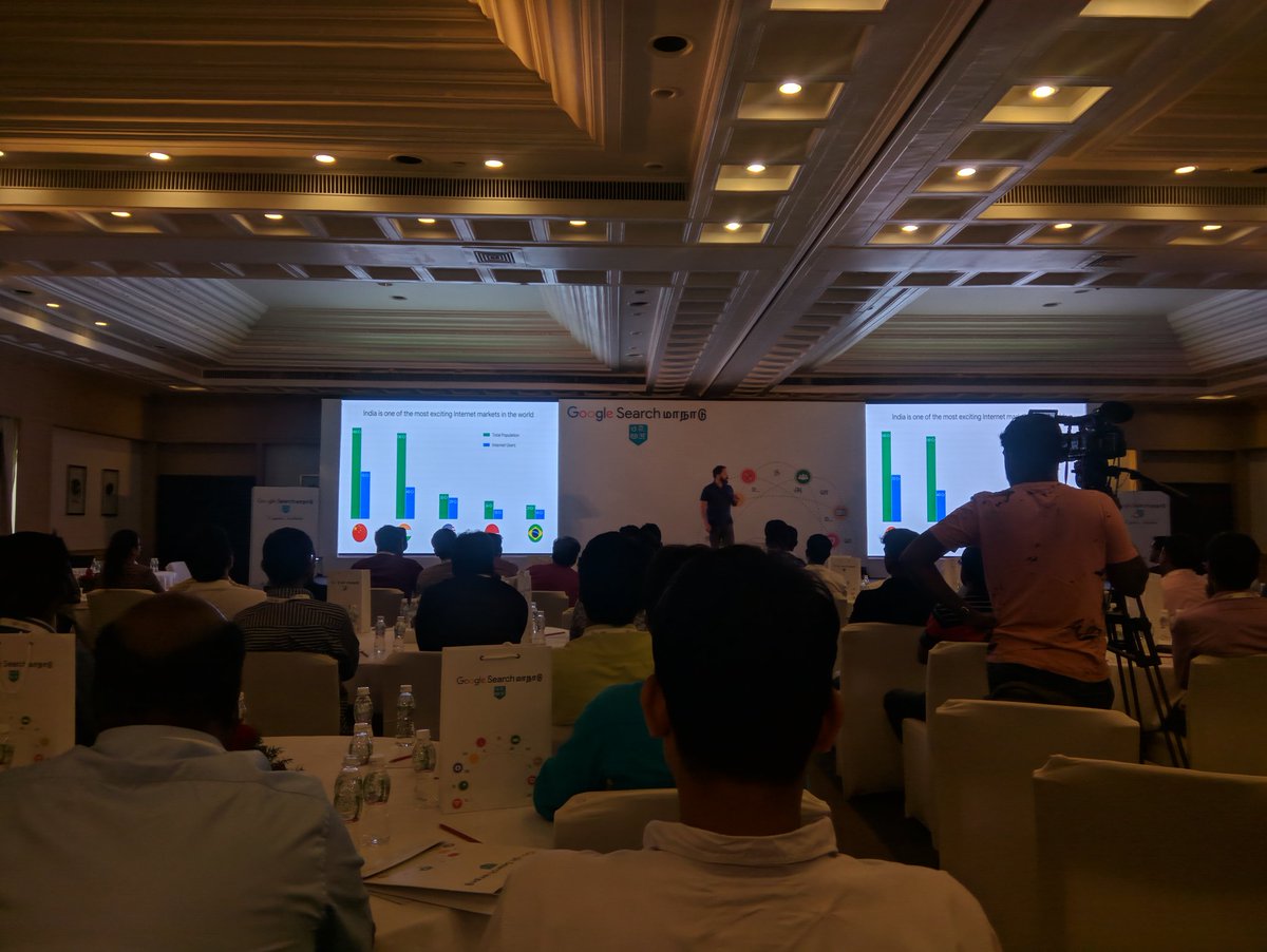 manojshesh24's tweet photo. Getting started with @GoogleIndia #GoogleSearchConference 2018 Chennai Edition! https://t.co/Y6Tpo8AQV2