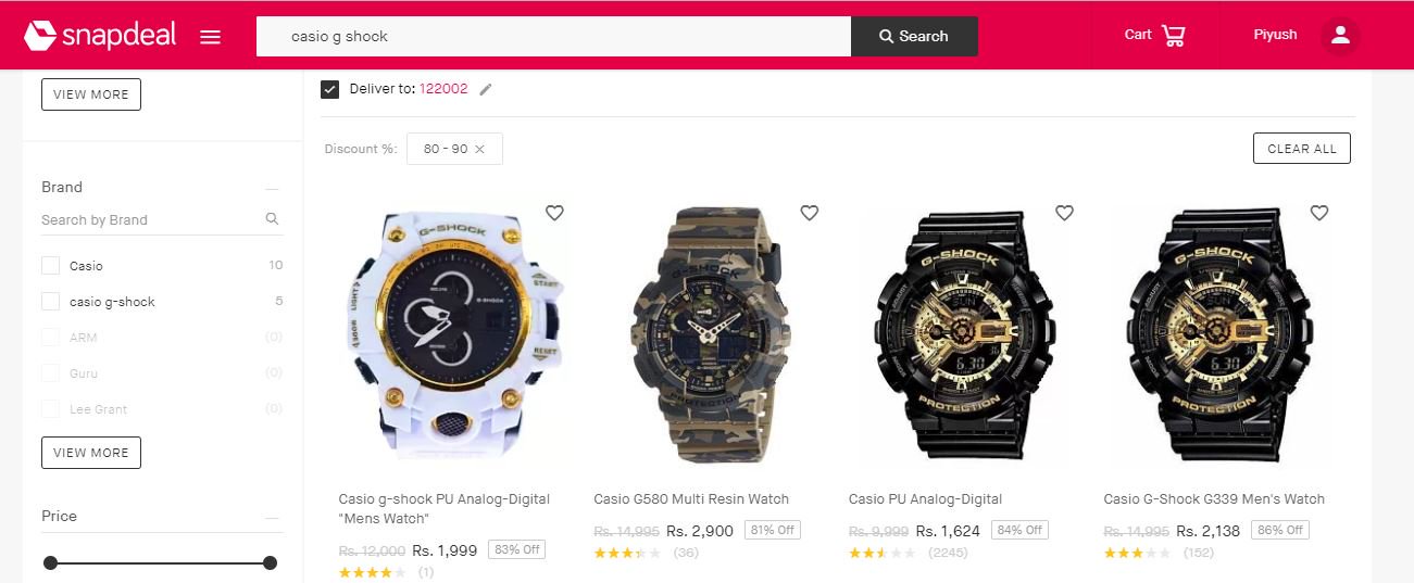 g shock g339 snapdeal