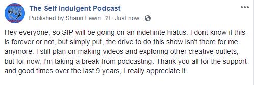 SIPodcast's tweet image. Thanks for all the good times, everyone.