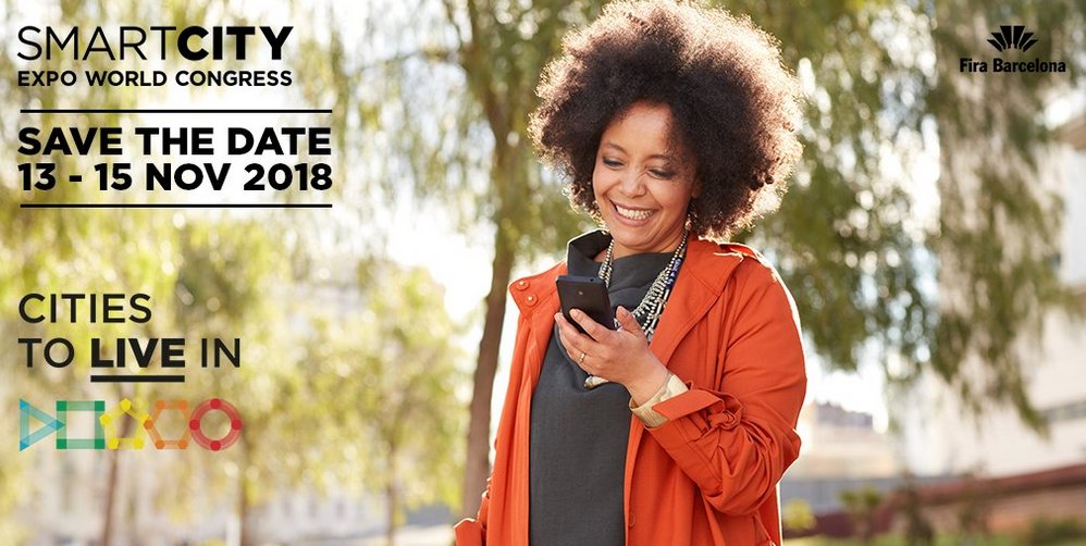 PilarConesa's tweet photo. Join us next Nov.13-15 for @SmartCityexpo World Congress in #Barcelona, #theEventforCities. What should we innovate to solve cities growing challenges? How can we make cities better #CitiesToLiveIn? Register: https://t.co/7GVTtlUoGb  #SCEWC18 https://t.co/EaYHObtA3W