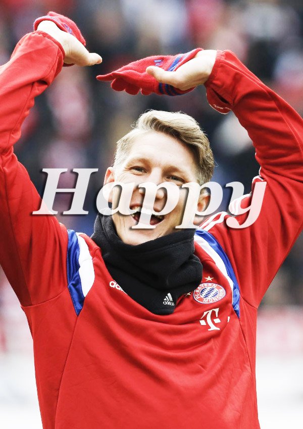 Happy Birthday to the Fußballgott Bastian Schweinsteiger!  