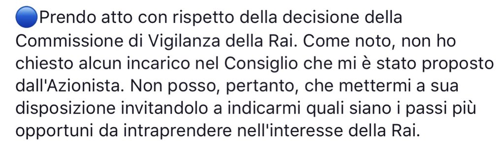 Marcello Foa tweet media