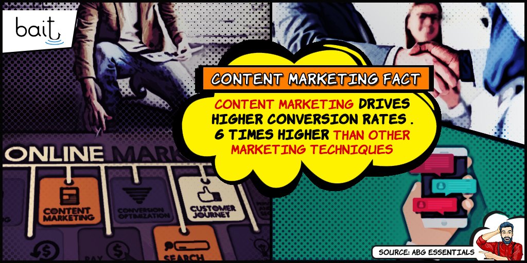 Not getting the conversions you hoped for? Time to add #ContentMarketing to your #marketing plan. Visit digitalbait.in to get started or drop us a line at biz@digitalbait.in  #digitalmarketing #SMM #SEO #branding #marketingtips #marketingstrategy #b2bmarketing