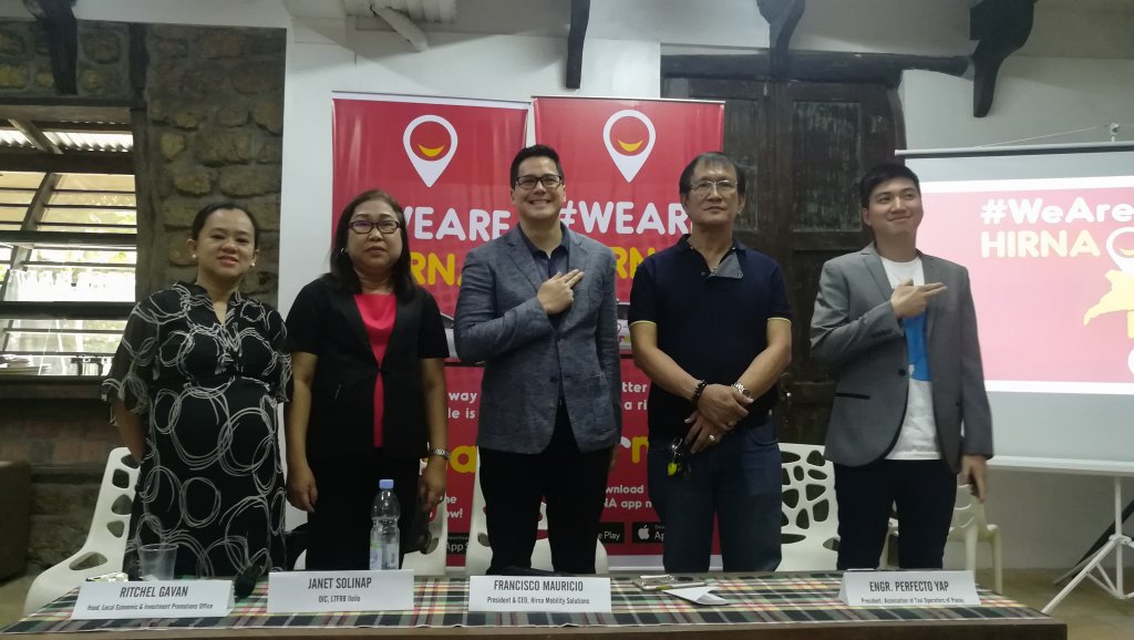 jessonmorata's tweet photo. Premier taxi hailing app hirna answers the call of Western Visayas passengers https://t.co/apL7ENTxKh https://t.co/RcNTqULAyP