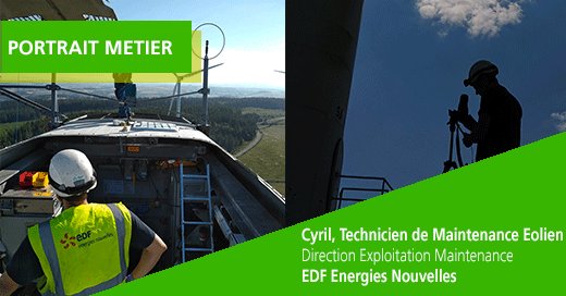 [#NosMétiers] Connais-tu le métier de #Technicien de #maintenance #éolien ? Cyril te présente son #métier aux cœurs des #EnergiesRenouvelables 🌿🌍 <a href="/EDFEN_officiel/">keepsafe</a> ow.ly/bwrJ30l5P8V