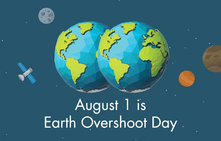 ICLEI's tweet photo. August 1st is officially Earth Overshoot Day, the day by which we have used more resources than the Earth's #environment can provide in a year.  From here to December, we are running on borrowed time. How will you help #movethedate? #EOD  https://t.co/p2LLXm7bIo https://t.co/grZRui2UpH