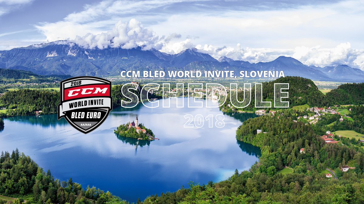 hsrigahockey's tweet photo. Šodien Slovēnijas 🇸🇮 pilsētā Bledā startē starptautisks turnīrs “CCM World Invite Euro Bled 2018”. #hsriga2004 pretinieki turnīrā būs Krievijas, Zviedrijas, Itālijas, Slovēnijas, Slovākijas un Čehijas vienības. Spēļu kalendāru meklē ➡️ https://t.co/9RLUSSqduS. @ccmhockey https://t.co/VrpEaygZcF