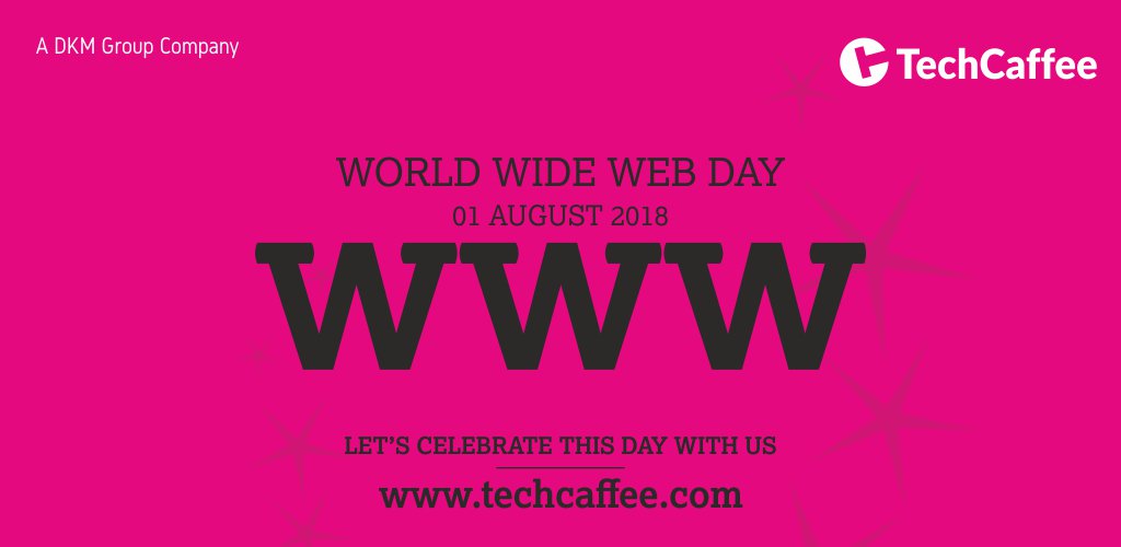 techcaffee's tweet photo. When we talk about the modern era, World Wide Web becomes indispensable. Our lives are governed by digital media. Today we celebrate the space where all digital media takes asylum. Happy World Wide Web day! #worldwidewebday https://t.co/ERmCotPfae