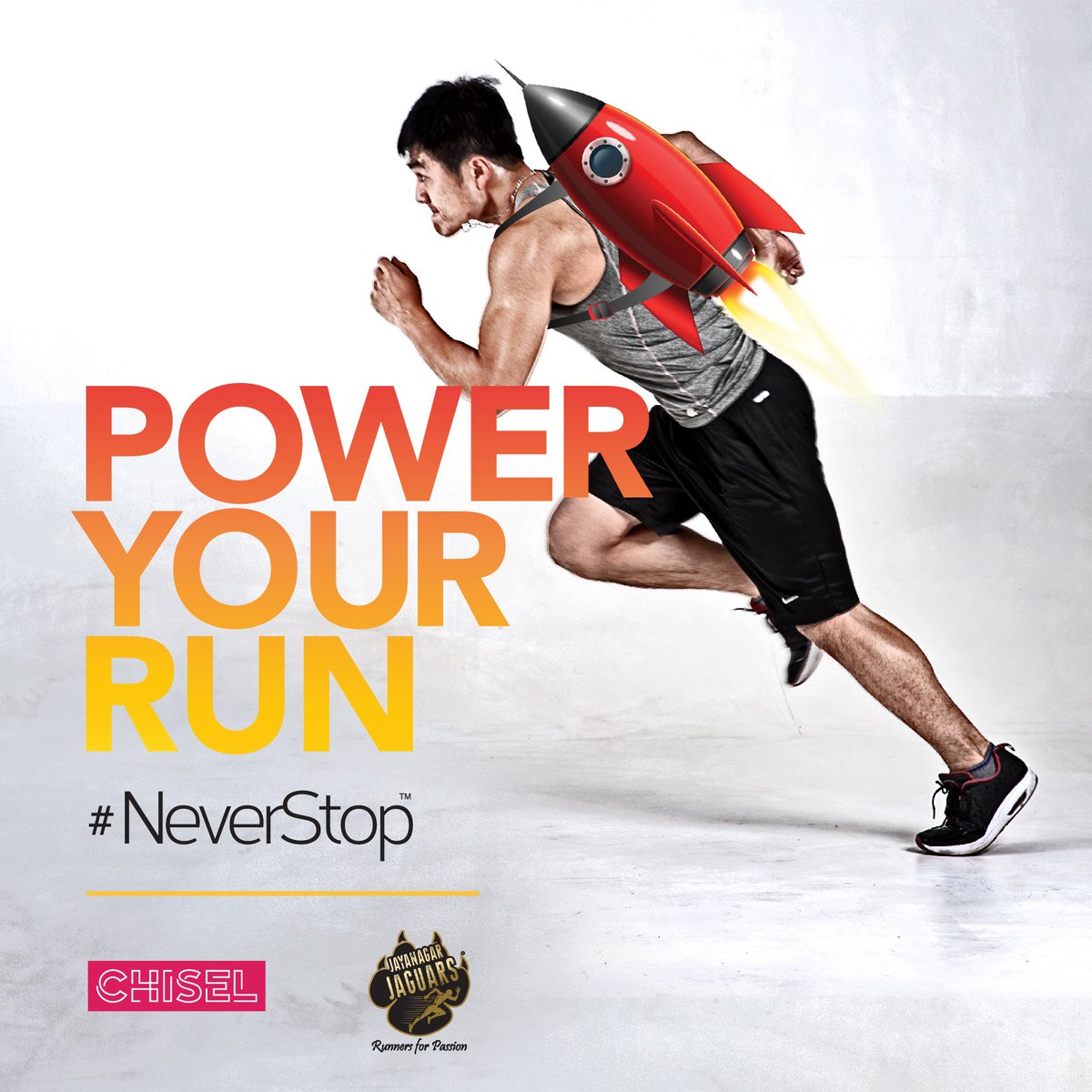 chisel_india's tweet photo. We’re excited to introduce @jjsrunning as our official running #partner for #BLR! Watch this space as we announce upcoming #runs with unique #giveaways!
Together, we run as one.
#FitLife #RunPartner #Marathon #HealthyLiving #NeverStop https://t.co/2BqxmAOv9t