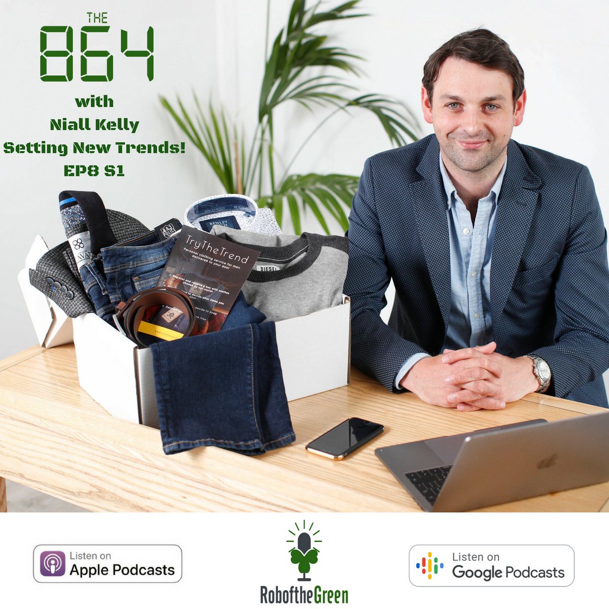 RobOfTheGreen's tweet image. Check out the latest episode of #The864 Podcast with Niall Kelly from @trythetrend on #business, #entrepreneurship, Startup &amp;amp; setting new trends!

Listen here robofthegreen.ie/episodes/the86…

Or #ApplePodcasts
itunes.apple.com/ie/podcast/the…

Or #GooglePodcast 
google.com/podcasts?feed=…