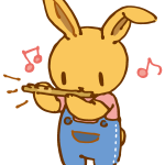 赤堀愛香 フルートを吹くうさぎ キュート イラスト フルート うさぎ 赤堀愛香 音大 講師 T Co Uqy2umcf8o T Co Hzvu71uadx Twitter