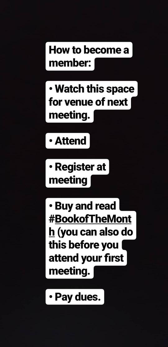 The Port Harcourt Book Club tweet media