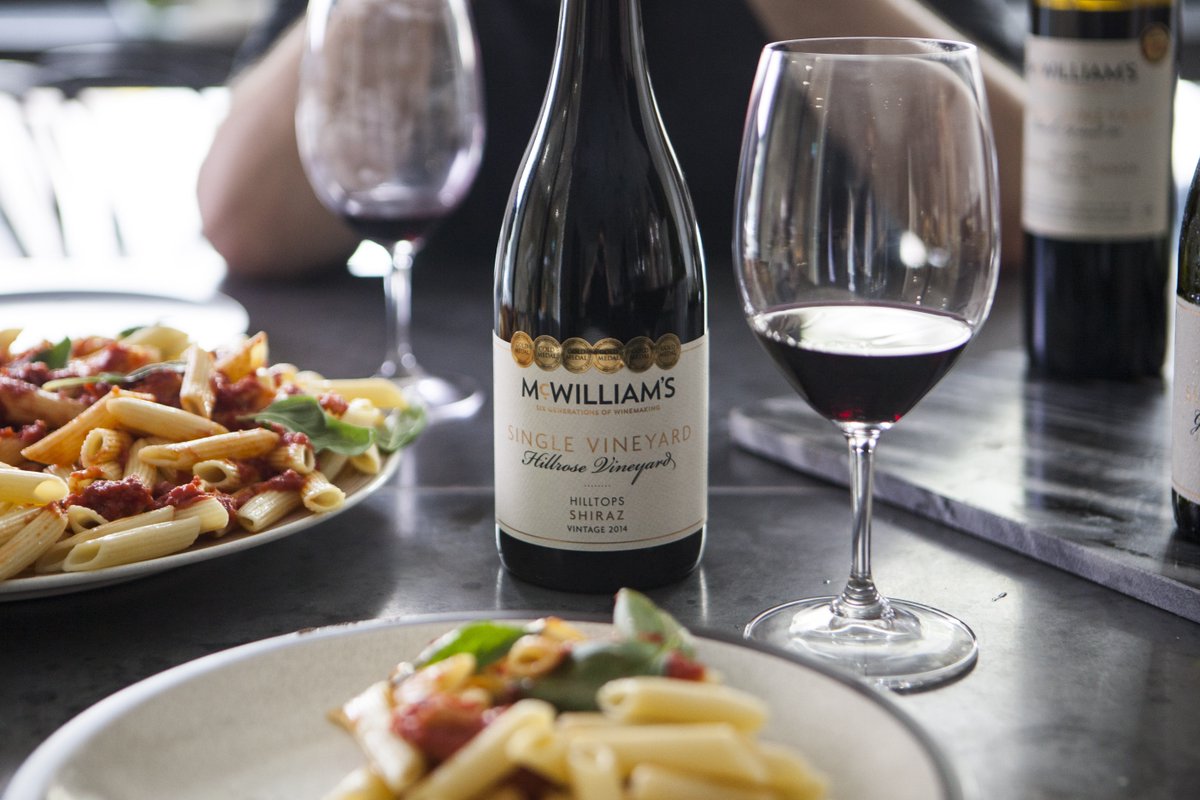 A showcase of cool-climate Australian shiraz. Single Vineyard Hilltops is a robust match for pasta dishes. What would you pair it with?