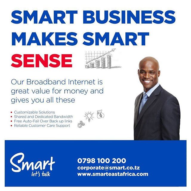TanzaniaSmart's tweet photo. Smart Business makes smart sense ..Be Smart! https://t.co/AmT5kEexwt