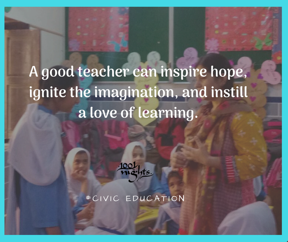 1001Nights_CGN's tweet photo. A good #teacher can inspire hope, ignite the imagination, and instill a love of #learning.
#SupportCivicEducation #SDD4.7 #EDF #BBB #SchoolProgram
@bigbadboo @CGN_P https://t.co/H7IBdvBXJg
