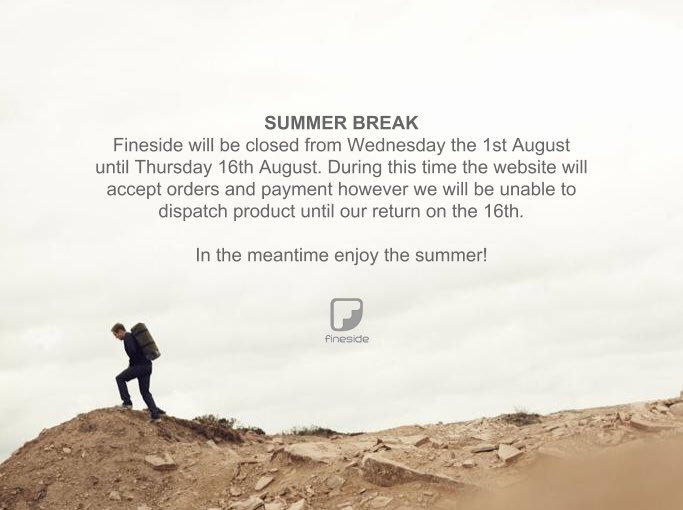 Summer Break is upon us...