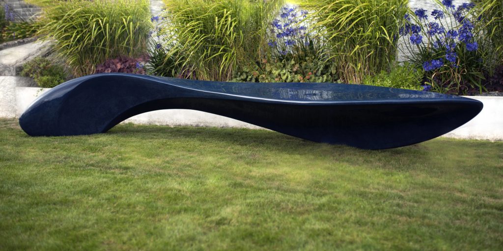 BarrellSculptor's tweet photo. Barrell Sculpture sculptural seating encompasses the original #PebbleSeats and beauties like this one 'Big Blue' - and it is. It's big, and it's blue. All made to commission, and can be (almost) any colour. https://t.co/mlQ7SlXxfZ https://t.co/i8XoPjeoxy