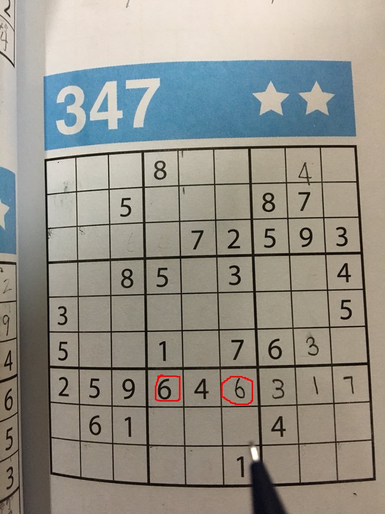 SudokuExpress's tweet photo. @adleena_hamzah 🤔 you have an error...
Maybe you need some more practice at https://t.co/R53hP9gYrQ 😅 https://t.co/5K1zZpUubz