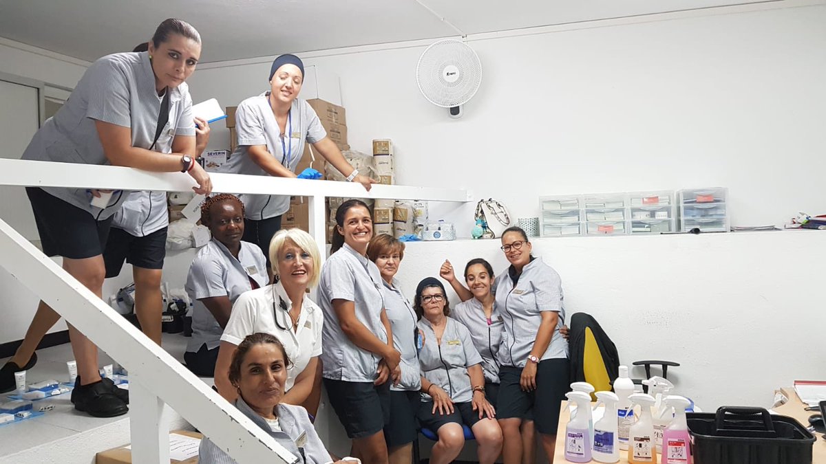 DanielRguezRM's tweet photo. #HousekeepingTeam enjoying #trainning about #ecocleaning products. They make happy moments to be true.
. #green #sustainability #DRIgogreen #StayVacationed https://t.co/GG7fNlsgse