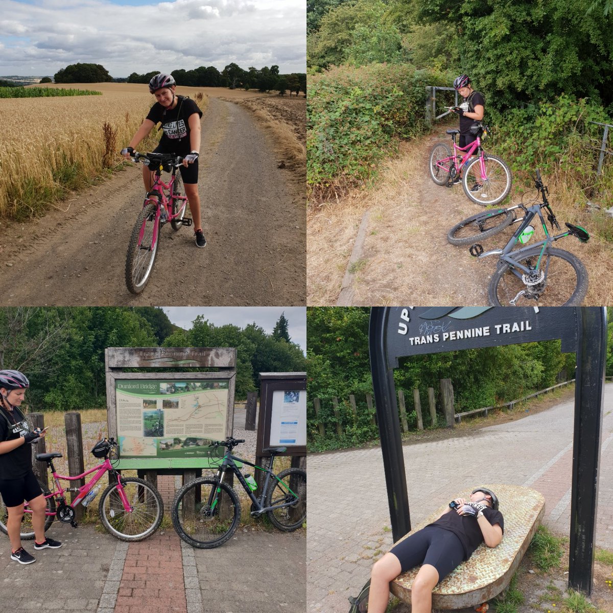 Baz7Johnson's tweet photo. When you're only halfway there #100miles #clicsargent #YorkshireDay https://t.co/voFXTPaaVi