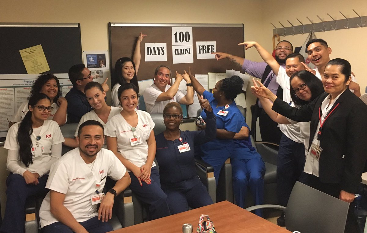 MICU celebrating 💯 days CLABSI free! Congratulations to you all for your hard work 👏👏👏Let's keep our momentum going🤞 
@QualityRN_NYP @HeadRNColumbia <a href="/MICU_NYPCU/">The#1MICU</a>