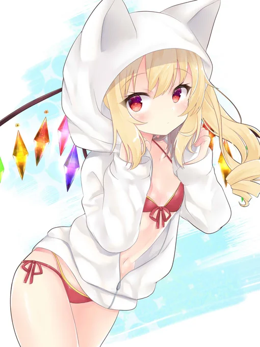 水着ネコ耳パーカーフランちゃん 