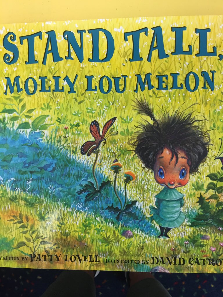 Day 5/7: Each day for 7 days I will post a pic of a book I ❤️, no explanation, no review! Today’s book is Stand Tall Molly Lou Melon by Patty Lovell. Thanks <a href="/seal_lauren/">Lauren Seal</a> and @allanwilson1st