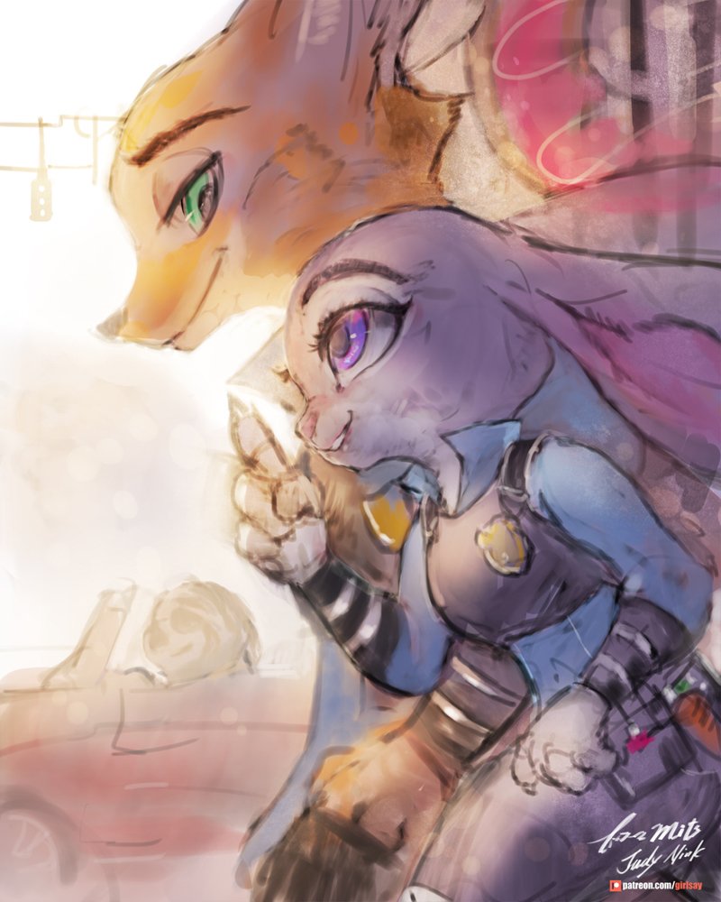 [Practice] Zootopia #ズートピア #ニクジュディ #ジュディ・ホップス https://t.co/vrS8RBasmP 