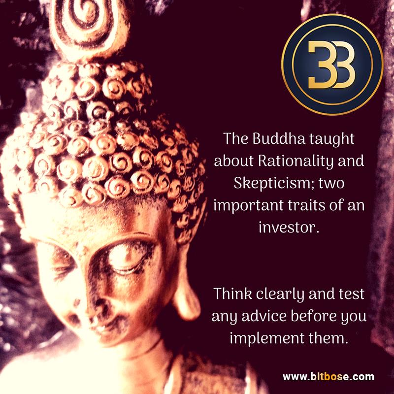 Bitbosecoin's tweet image. They say Buddhism can be applied to anything, so we wondered how it applies to #investments . 
Can you think of other Buddhist teachings that would help with investments? 
visit bitbose.com
#WednesdayWisdom #Bitbose #Wednesday #Wisdom #bosetoken #currencies  #btc #ETH