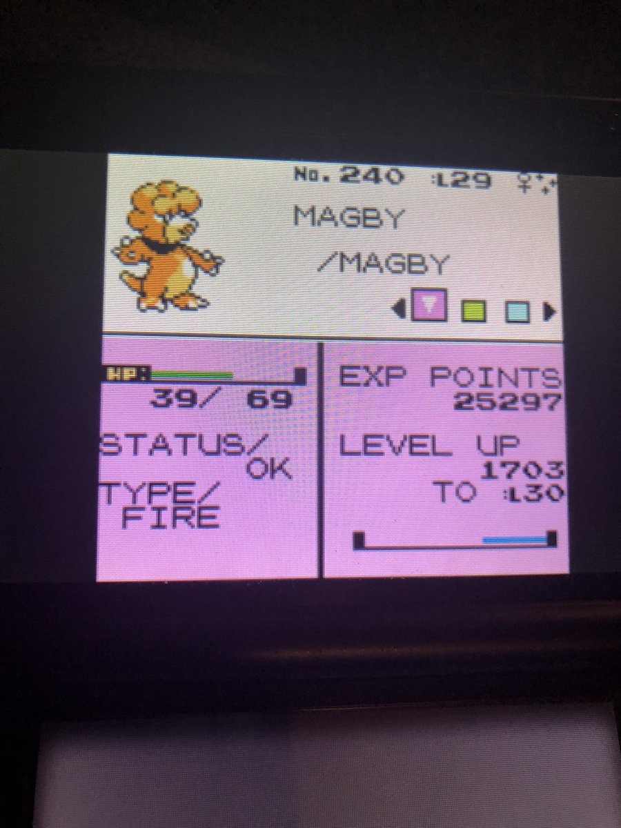 theSupremeRk9s @aDrive_tK I'm playing Pokémon crystal and without even  trying i hatched a shiny magby (like first hatch) and literally yelled LETS  GOOOOOOO!!!! Anyway made me think of y'all since you're the, image size:900x1200