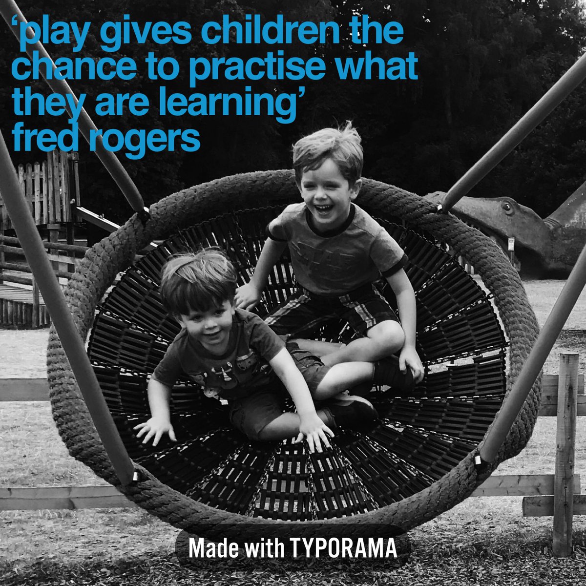 ‘Play gives children the chance to practise what they are learning’. This quote from Fred Rogers is in honour of #playday2018. A national day of play where we celebrate a child’s right to play and highlight the importance of play in their lives 🌟😊🤸‍♂️ #importanceofplay
