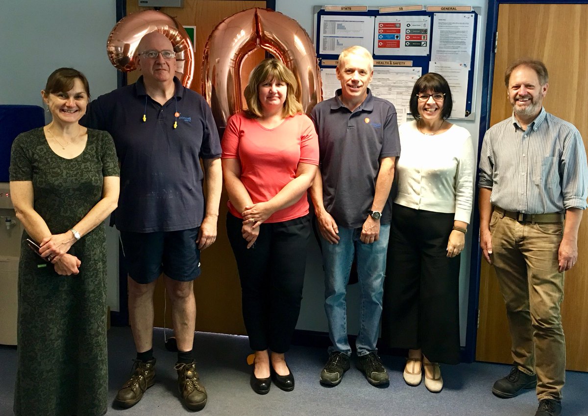 medisilblog's tweet photo. Celebrations today - Lara Harris 30 years at Primasil.  Joining the 30 club with Angela Frost, Steve Thomas, Craig Dovaston, Alison Wadley and Richard Frost. https://t.co/QKPPda12yD