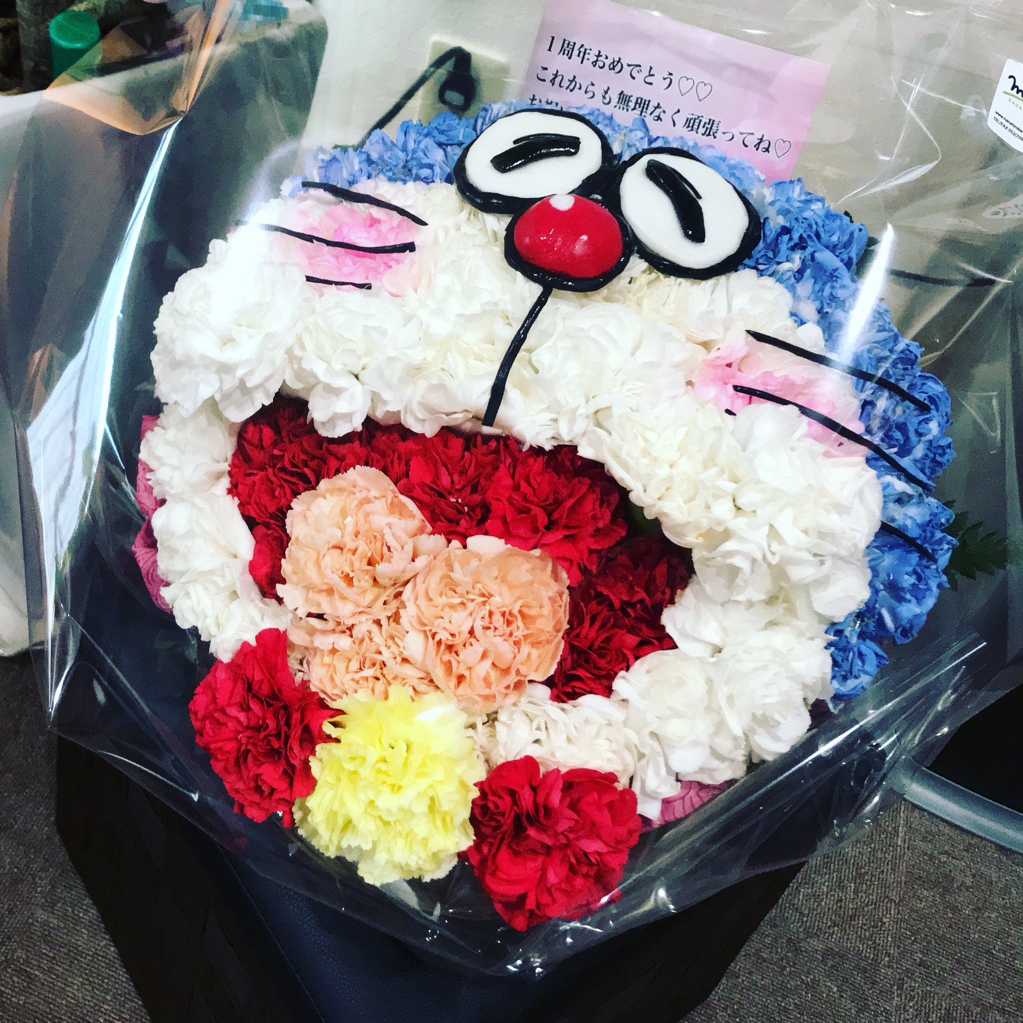 お花で出来たドラえもん Twitter Search Twitter