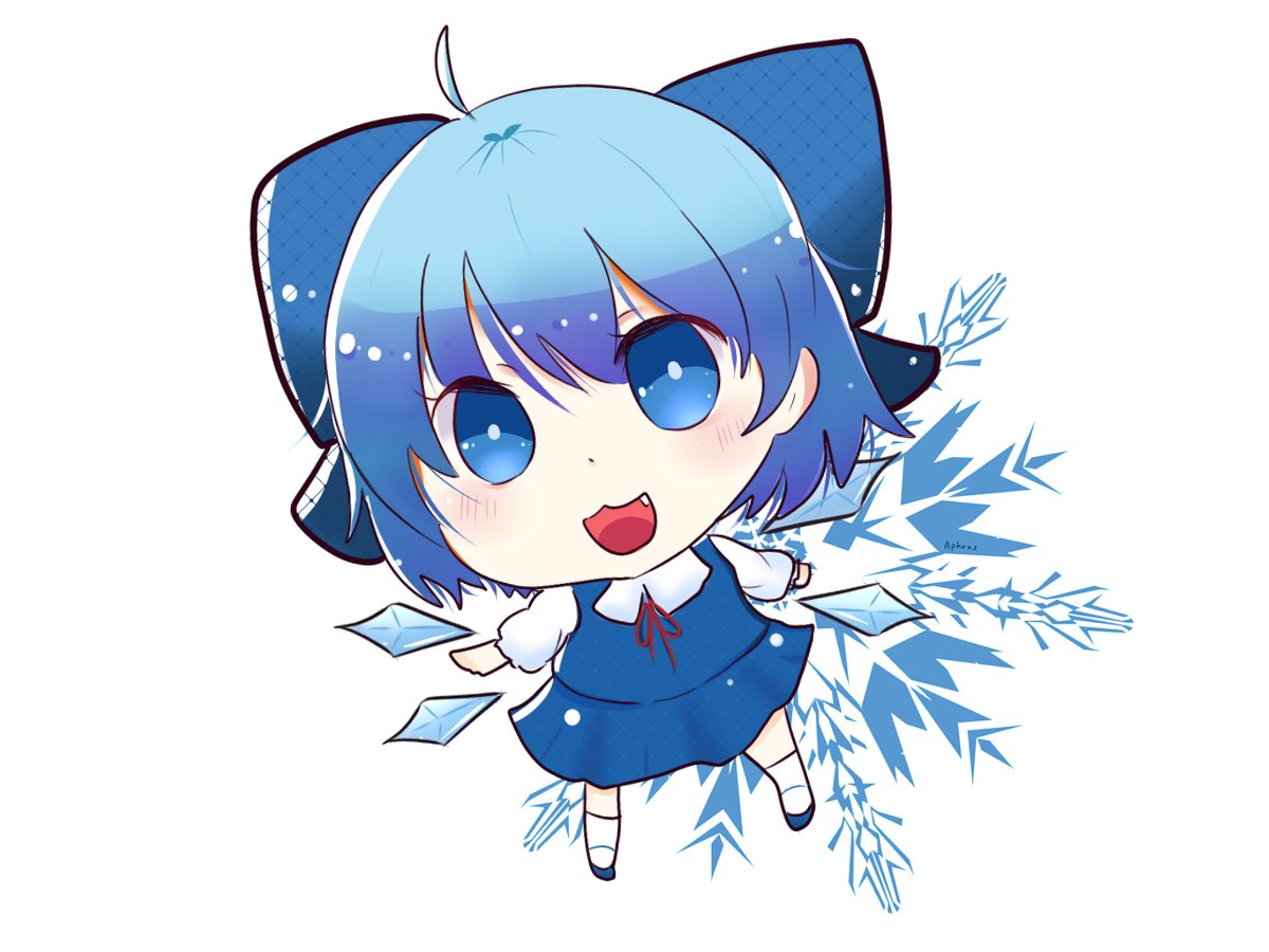 Aphros Mzhs 氷の妖精 Touhou 東方 チルノ Cirno 妖精 氷の妖精 ちるの Chiruno T Co Uq84ecefwe